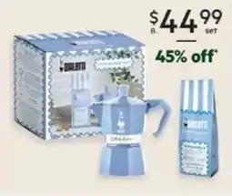 Harris Scarfe Bialetti iced coffee gift set offer