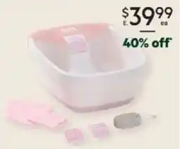 Harris Scarfe Homedics buddle bliss deluxe foot spa offer