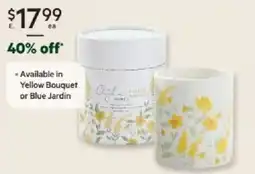 Harris Scarfe Chyka home porcelain candle offer