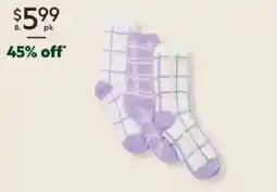 Harris Scarfe Sash & rose fluffy home socks offer