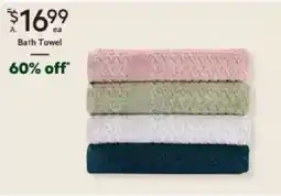 Harris Scarfe Chyka home allegra towel collection bath towel offer