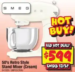 JB Hi-Fi 50's Retro Style Stand Mixer (Cream) offer