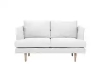 LivingStyles Mina Fabric Sofa, 2 Seater, Pale Grey offer