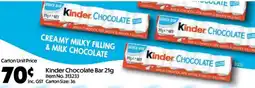 C-Store Distribution Kinder Chocolate Bar offer