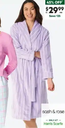 Harris Scarfe Printed Fleece Gown offer