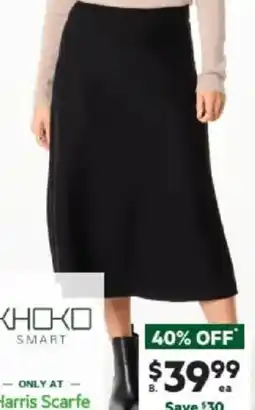 Harris Scarfe A Line Knit Midi Skirt offer