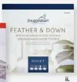 Harris Scarfe SNUGGLEDOWN 90% Hungarian Goose Down & 10% Feather Quilt QB offer
