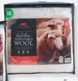 Harris Scarfe TONTINE Signature Australian Washable Wool Quilt 350gsm All Seasons QB offer