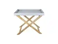 LivingStyles Hastie Poly Cement Tray Top Side Table offer