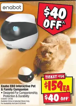 JB Hi-Fi Enabo ebo interactive pet & family companion offer