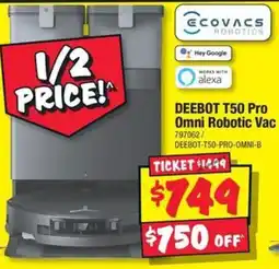 JB Hi-Fi Deebot t50 pro omni robotic vac offer