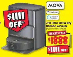 JB Hi-Fi Z60 Ultra Wet & Dry Robotic Vacuum offer