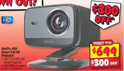 JB Hi-Fi NeoPix 450 Smart Full HD Projector offer