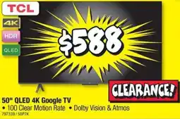 JB Hi-Fi 50 qled 4k google tv offer