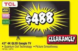 JB Hi-Fi 43 4k qled google tv offer
