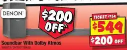 JB Hi-Fi Soundbar With Dolby Atmos offer