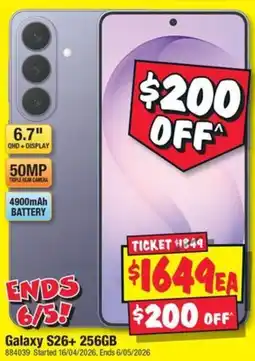 JB Hi-Fi Galaxy s26 offer