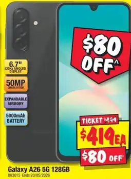 JB Hi-Fi Galaxy a26 5g offer