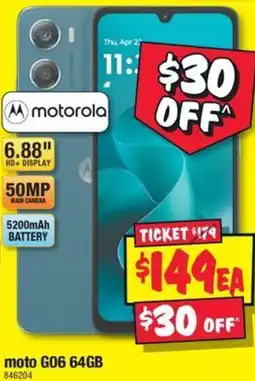 JB Hi-Fi Moto g06 offer