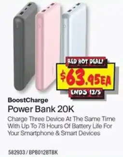 JB Hi-Fi BoostCharge Power Bank 20K offer