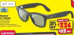 JB Hi-Fi Wayfarer A.I. Glasses offer