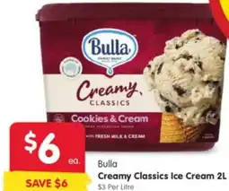Spar Bulla Creamy Classics Ice Cream offer