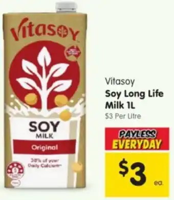 Spar Vitasoy Soy Long Life Milk offer