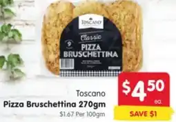 Spar Toscano Pizza Bruschettina offer