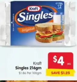 Spar Kraft Singles offer