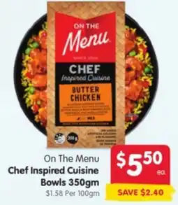 Spar On The Menu Chef Inspired Cuisine Bowls offer
