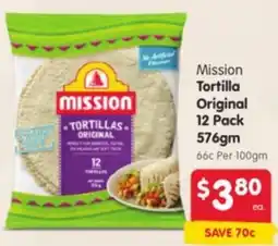 Spar Mission Tortilla Original offer
