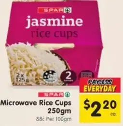 Spar Microwave Rice Cups offer