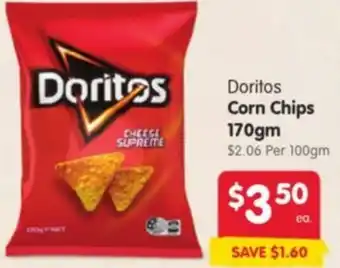 Spar Doritos Corn Chips offer