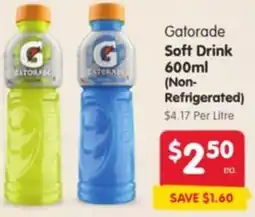Spar Gatorade Soft Drink offer