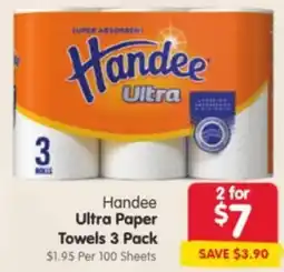 Spar Handee Ultra Paper Towels offer