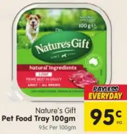 Spar Nature's Gift Pet Food Tray offer