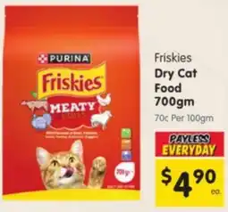 Spar Friskies Dry Cat Food offer