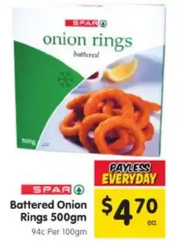 Spar Battered Onion Rings offer