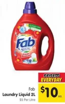 Spar Fab Laundry Liquid offer