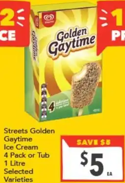 Supa Valu Streets Golden Gaytime Ice Cream offer