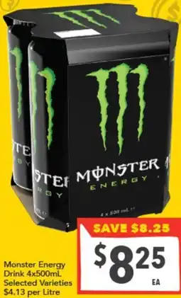 Supa Valu Monster Energy Drink offer