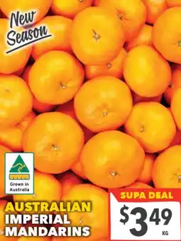 Supa Valu Australian imperial mandarins offer
