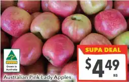 Supa Valu Australian Pink Lady Apples offer