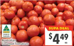 Supa Valu Australian Gourmet Tomatoes offer