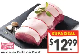 Supa Valu Australian Pork Loin Roast offer