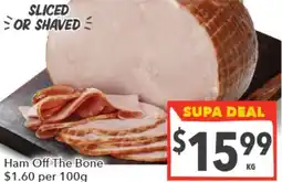 Supa Valu Ham Off The Bone offer