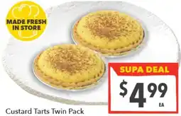 Supa Valu Custard Tarts Twin Pack offer