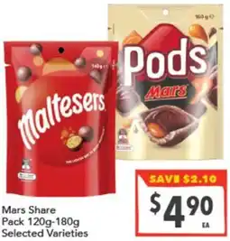 Supa Valu Mars Share Pack offer