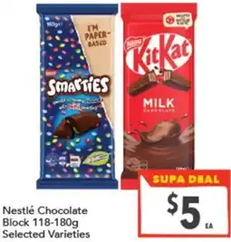 Supa Valu Nestlé Chocolate Block offer