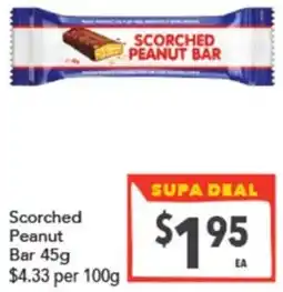 Supa Valu Scorched Peanut Bar offer